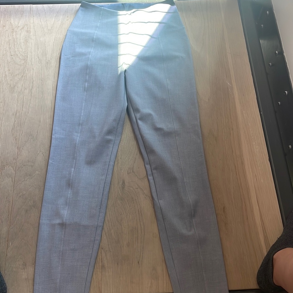 Lulu lemon straight legged pants. Looks like they could be worn to the office.